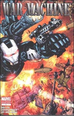 War Machine (2009) issue 1-C Leonardo Manco Cover (2nd Printing)