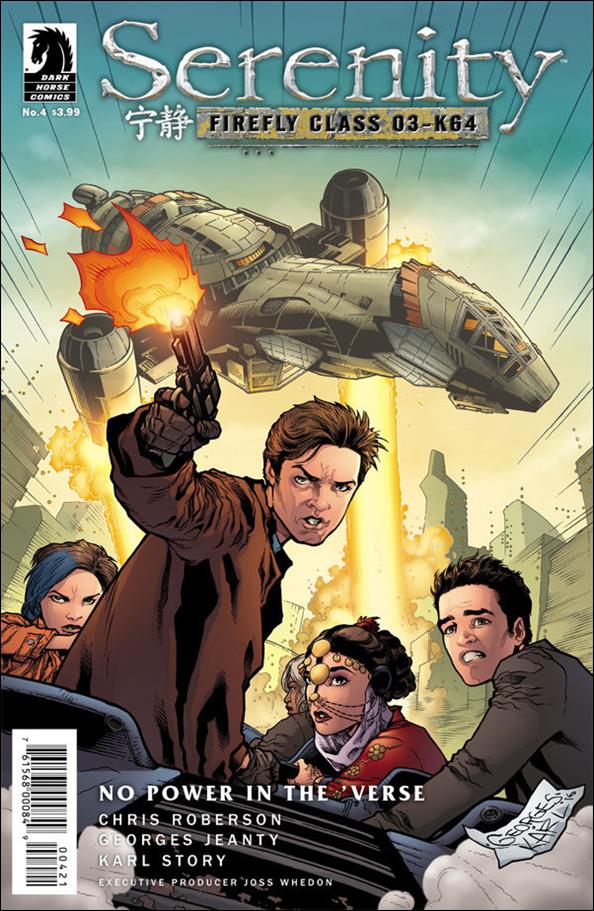 Serenity: Firefly Class 03-K64 - No Power In The Verse issue 4-B Georges Jeanty Cover