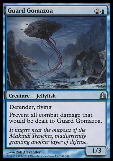 Magic the Gathering: Commander (Base Set) card 49 Guard Gomazoa
