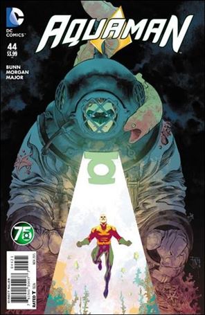 Aquaman (2011) issue 44-B Francis Manapul GL 75th Anniversary Cover