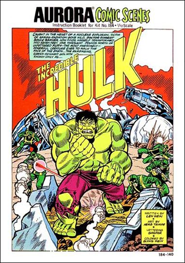 Aurora Comic Scenes issue 184 Incredible Hulk
