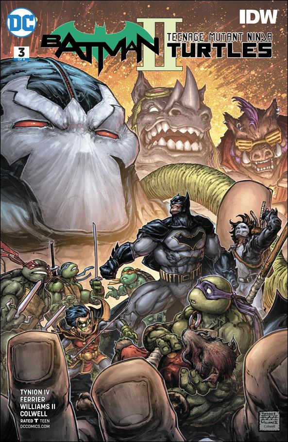 Batman/Teenage Mutant Ninja Turtles II issue 3 Freddie Williams II Cover
