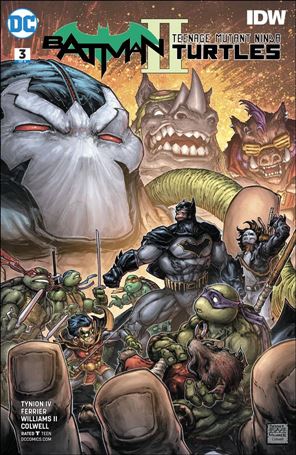 Batman/Teenage Mutant Ninja Turtles II issue 3 Freddie Williams II Cover