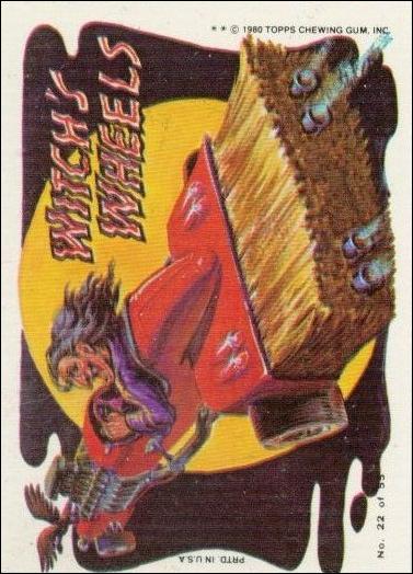 Weird Wheels (Base Set) card 22 Witch's Wheels