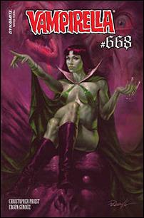 Vampirella (2019) issue 668-M Lucio Parrillo Ultraviolet Cardstock Cover