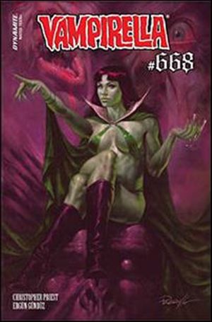 Vampirella (2019) issue 668-M Lucio Parrillo Ultraviolet Cardstock Cover