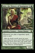 Magic the Gathering: Saviors of Kamigawa (Base Set) card 142 Reki, the History of Kamigawa