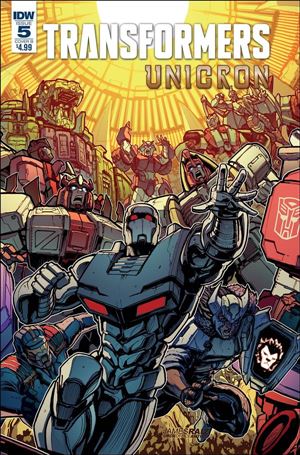 Transformers: Unicron issue 5-B James Raiz Cover
