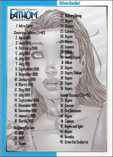 Michael Turner's Fathom (Base Set) card 90 Checklist