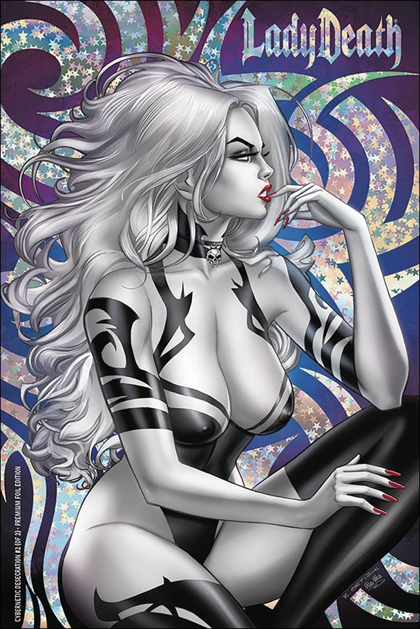 Lady Death: Cybernetic Desecration issue 2-C Rich Ortiz Premium Foil Cover