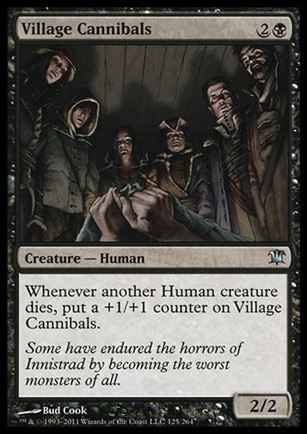 Magic the Gathering: Innistrad (Base Set) card 125 Village Cannibals