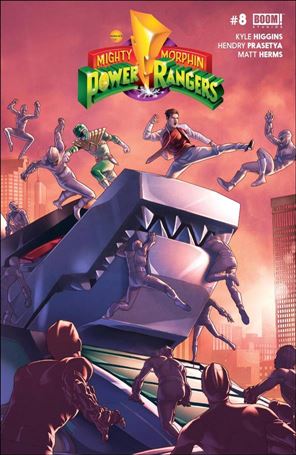 Mighty Morphin Power Rangers issue 8 Jamal Campbell Cover