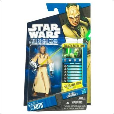 Star Wars: The Clone Wars Collection 3 3/4" Figures (2010) figure CW51 Eeth Koth