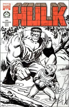 Hulk 100 (Hero Initiative) Cover Project issue 6 Bob Wiacek Cover 
