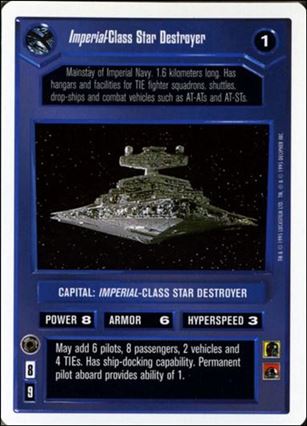 Star Wars: Premiere Unlimited (Base Set) card 138 Imperial-Class Star Destroyer