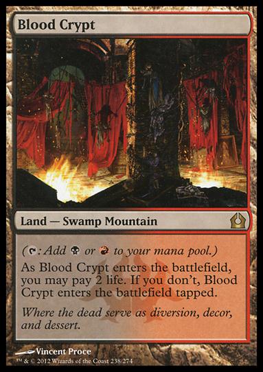 Magic the Gathering: Return to Ravnica (Base Set) card 238 Blood Crypt