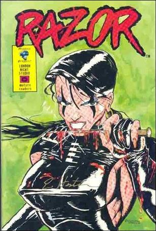 Razor (1991) issue 0-C Tour Edition (Signed by Everett Hartsoe) 1/1500