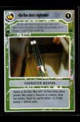 Star Wars: Reflections III (Base Set) card 199 Qui-Gon Jinn's Lightsaber (Alternate Image)
