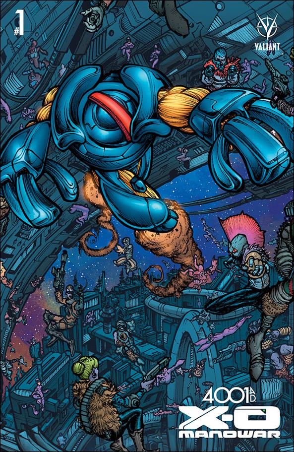 4001 A.D.: X-O Manowar issue 1-D Ryan Lee 1:20 Mega-Cover