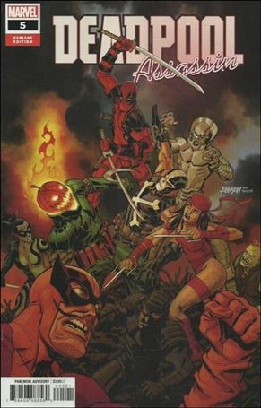 Deadpool: Assassin issue 5-B Dave Johnson Cover