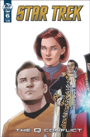 Star Trek: The Q Conflict issue 6 David Messina Left Side Cover
