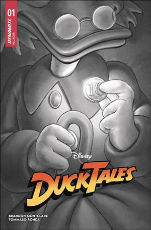 Ducktales (2024) issue 1-P Alan Quah B&W 1:25 Cover