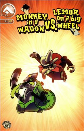 Monkey in a Wagon vs Lemur on a Big Wheel Cover Image 1