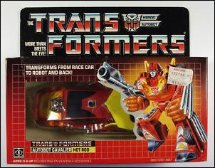 Transformers: More Than Meets the Eye (Generation 1) figure 86 Hot Rod (Autobot Cavalier)