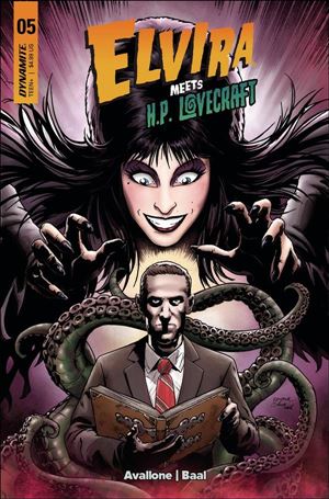 Elvira Meets H.P. Lovecraft issue 5-B Kewber Baal Cover