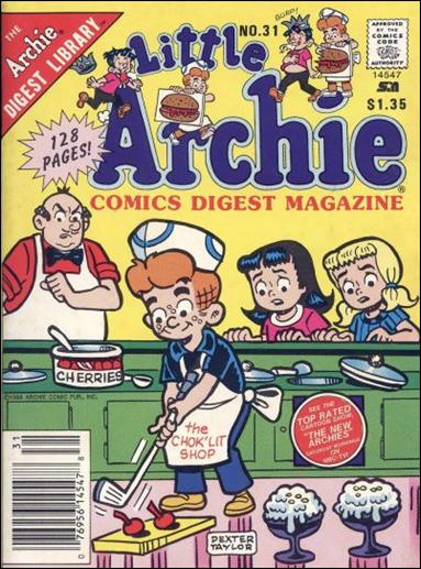Little Archie Comics Digest Magazine issue 31 Digest Sized