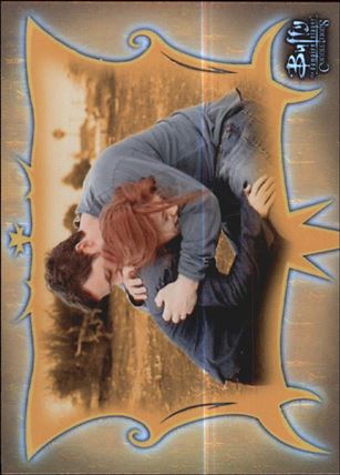 Buffy the Vampire Slayer: Connections (Base Set) card 34 Willow + Xander: Enduring Connection