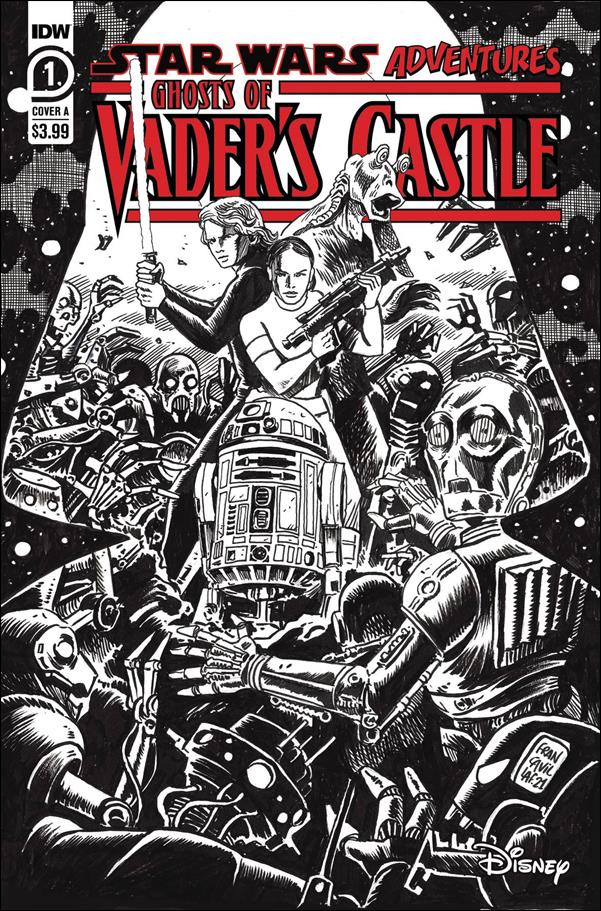 Star Wars Adventures: Ghosts of Vader's Castle issue 1-C Francesco Francavilla 1:10 Black & White Cover