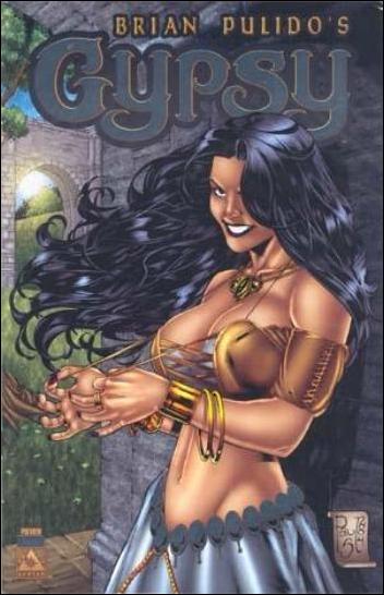 Brian Pulido's Gypsy Preview issue 0-F Platinum Foil Cover