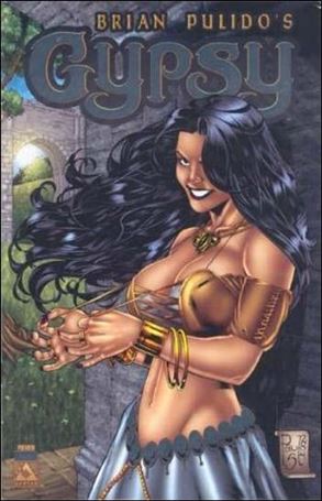 Brian Pulido's Gypsy Preview issue 0-F Platinum Foil Cover