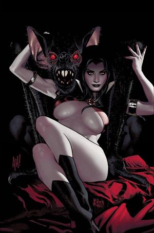 Vampirella/Dracula: Unholy issue 5-Q Adam Hughes Virgin Cover