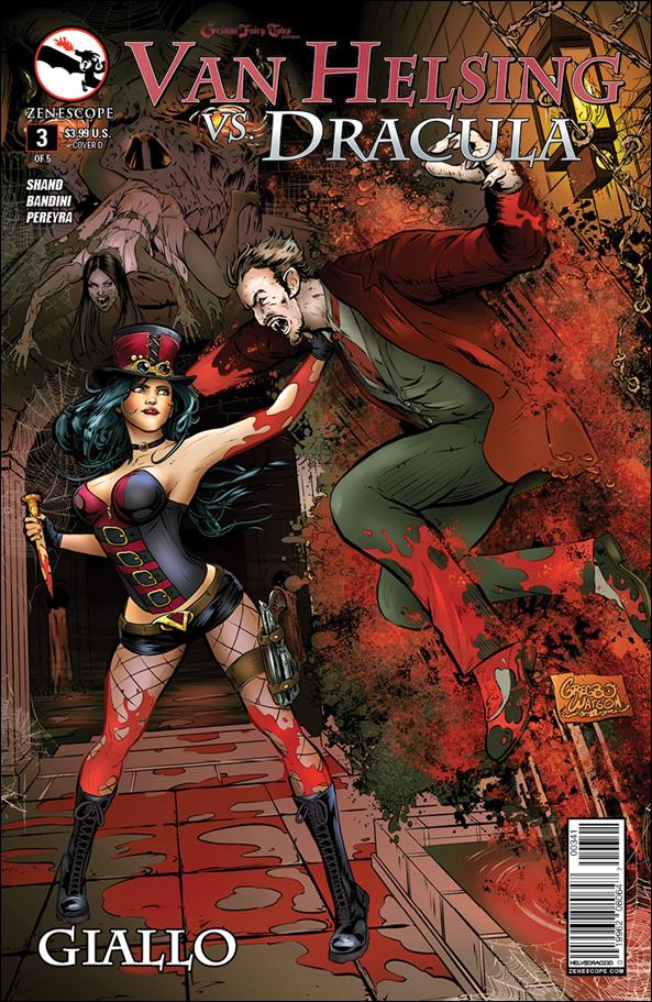 Grimm Fairy Tales Presents Van Helsing vs Dracula issue 3-D Gregbo Watson Cover