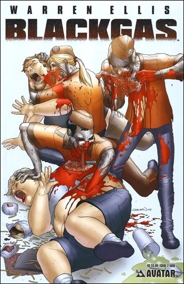 Warren Ellis: Blackgas  issue 2-C Gore Cover