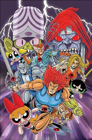 ThunderCats / The Powerpuff Girls issue 1-R Ken Haeser Virgin 1:15 Cardstock Cover