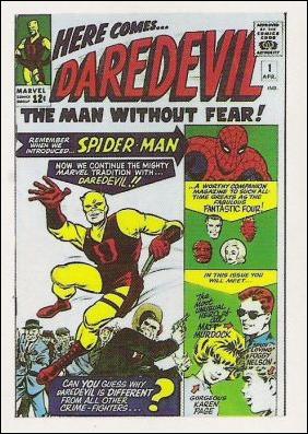 Marvel Super Heroes First Issue Covers (Base Set) card 6 Daredevil