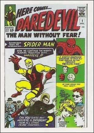 Marvel Super Heroes First Issue Covers (Base Set) card 6 Daredevil