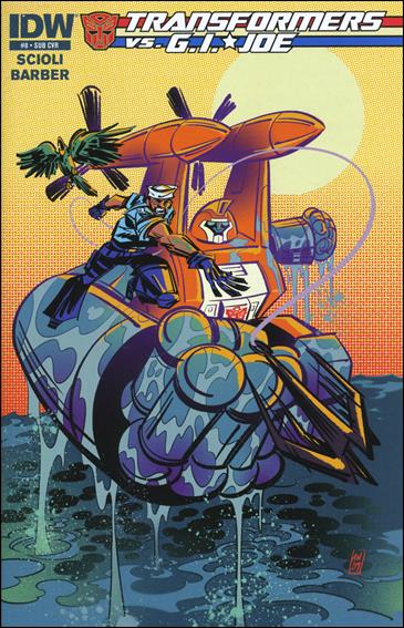 Transformers vs G.I. Joe issue 8-B Andy Suriano Subscription Cover