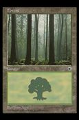 Magic the Gathering: Portal (Base Set) card 200-C Forest
