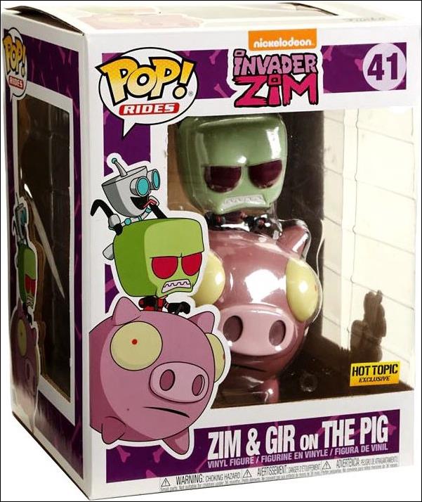 POP! Rides figure 41 Zim & Gir on The Pig Hot Topic Exclusive