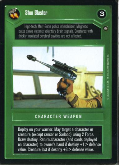 Star Wars: Jabba's Palace Sealed Deck (Base Set) card 10 Stun Blaster