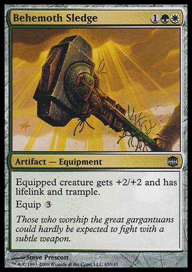 Magic The Gathering: Alara Reborn (Base Set) card 65 Behemoth Sledge