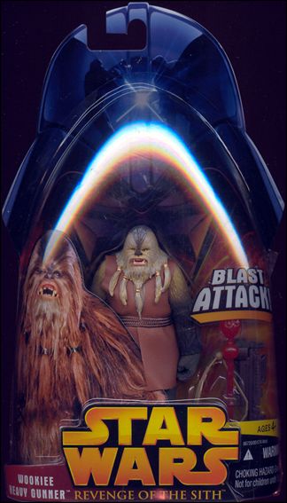 Star Wars: Revenge of the Sith 3 3/4" Basic Action Figures figure 68 Wookiee Heavy Gunner (Blast Attack)