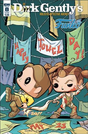 Dirk Gently's Holistic Detective Agency: The Salmon of Doubt issue 8-C Chris Fenoglio Cover