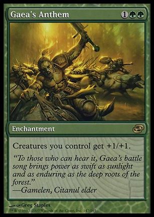 Magic the Gathering: Planar Chaos (Base Set) card 147 Gaea's Anthem