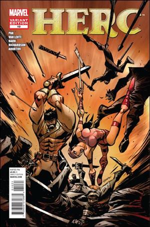 Herc issue 10-B Michael Avon Oeming 1:15 Cover
