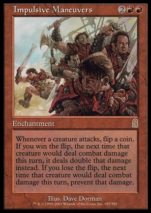 Magic the Gathering: Odyssey (Base Set) card 197 Impulsive Maneuvers